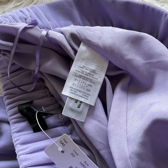 🆕 J. Crew Purple Velvet Peplum‎ Skirt - Picture 4 of 5